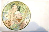Mucha Original Postcards - Months - Circa 1900