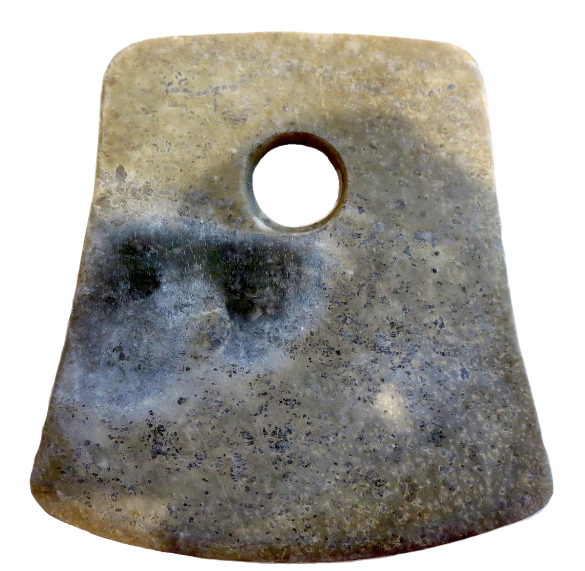 バタグルミ化石　a Jade Axe Blade - Fu - Neolithic Liangzhu Culture – Hartman Galleries