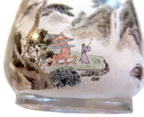 Interior Painted Snuff Bottle Antique Glass Signed
