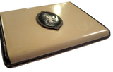Silver & Enamel Vanity Cosmetic Case With Cameo French Circa 1900 Signed