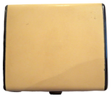 Silver & Enamel Vanity Cosmetic Case With Cameo French Circa 1900 Signed