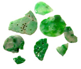 Imperial Green Gems Jadeite Vintage Lot Qing