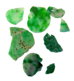 Imperial Green Gems Jadeite Vintage Lot Qing