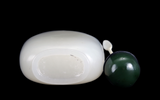 Snuff Bottle Pure White Jade