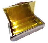 Antique Silver Snuff Box Mother Of Pearl "Last Supper"