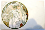 Mucha Original Postcards - Months - Circa 1900