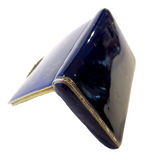 Enamel & Sterling Gilt Box 19th Century