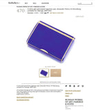 Enamel & Sterling Gilt Box 19th Century