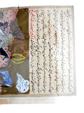 Persian Miniature Painting - Manuscript Page Calligraphy - Two Sided