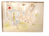 Roberto Matta Original Crayon, Pencil And Graphite Drawing