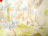 Roberto Matta Original Crayon, Pencil And Graphite Drawing
