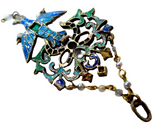 Renaissance Revival Antique Pendant Gemstones Rare