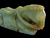 Jade Horse Celadon And Brown Ming Dynasty