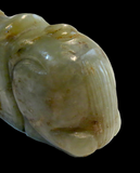 Jade Horse Celadon And Brown Ming Dynasty