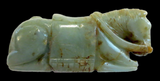 Jade Horse Celadon And Brown Ming Dynasty