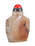 Large Agate Snuff Bottle Qing