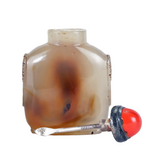 Large Agate Snuff Bottle Qing