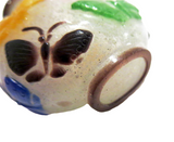 Peking Glass Overlay Snuff Bottle Butterflies 19th Century - Qing