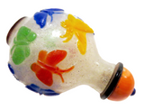 Peking Glass Overlay Snuff Bottle Butterflies 19th Century - Qing