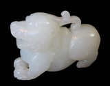 Jade White Dog Lion Fictitious Mythical 19th Century