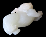 Jade White Dog Lion Fictitious Mythical 19th Century