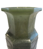 Jade Hexagonal Shape Vase