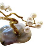 Pearl 14K Gold Agate Miniature Tree