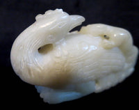 Swan And Kylin Jade Carving Chinese Qing