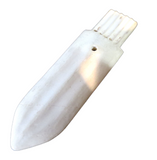Jade Blade - Septre Antique Chinese Calcified “GE” Shang