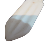 Jade Blade - Septre Antique Chinese Calcified “GE” Shang