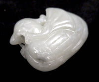 White Jade Swan Antique Chinese 18th/19th Century Qing