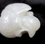 White Jade Swan Antique Chinese 18th/19th Century Qing