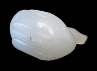 White Jade Mandarin Duck Chinese Pendant/Amulet Qing