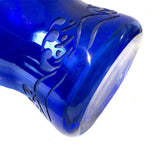 Peking Glass Cobalt Vase Dragon