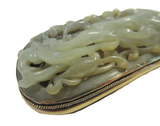 Jade Dragon Plaque Belt Buckle Ming Dynasty