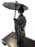 Japanese Bronze Lady Meiji