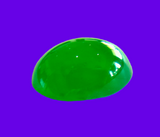 Jadeite Cabochon GIA Cert Vintage Natural Translucent