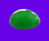 Jadeite Cabochon GIA Cert Vintage Natural Translucent