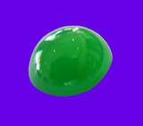 Jadeite Cabochon GIA Cert Vintage Natural Translucent
