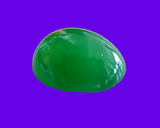 Jadeite Cabochon GIA Cert Vintage Natural Translucent