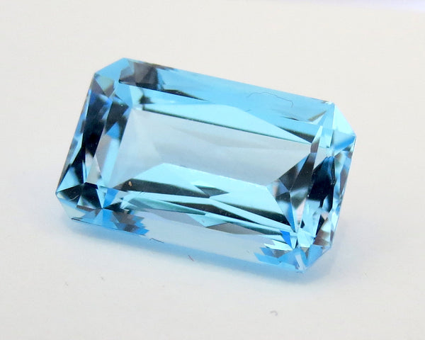 Aquamarine Gemstone Emerald Cut 6.005ct