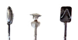 Japanese Spoon Set Figural 8 Sterling Silver (950)