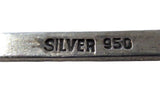 Japanese Spoon Set Figural 8 Sterling Silver (950)