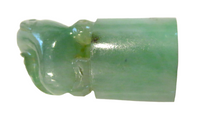 Apple Green Jadeite Seals - 3 Pieces