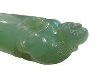 Apple Green Jadeite Seals - 3 Pieces