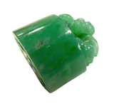 Apple Green Jadeite Seals - 3 Pieces