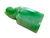 Apple Green Jadeite Seals - 3 Pieces