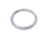 Lavender Jadeite Pair Bangle Bracelets Translucent