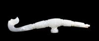 White Jade Belt Hook Warring States