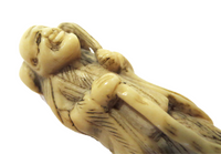 Netsuke Standing Sage OX Bone - Bovine 18th/19th Century